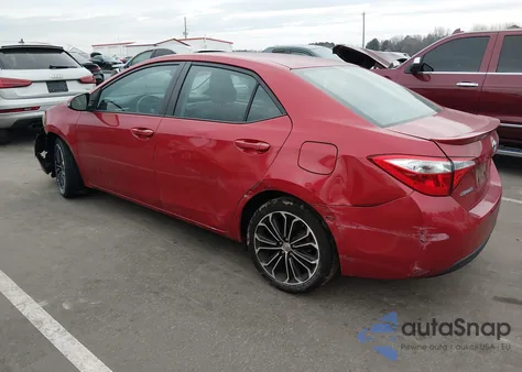2015 Toyota Corolla S Plus z USA, uszkodzony, nr VIN 2T1BURHE0FC445693